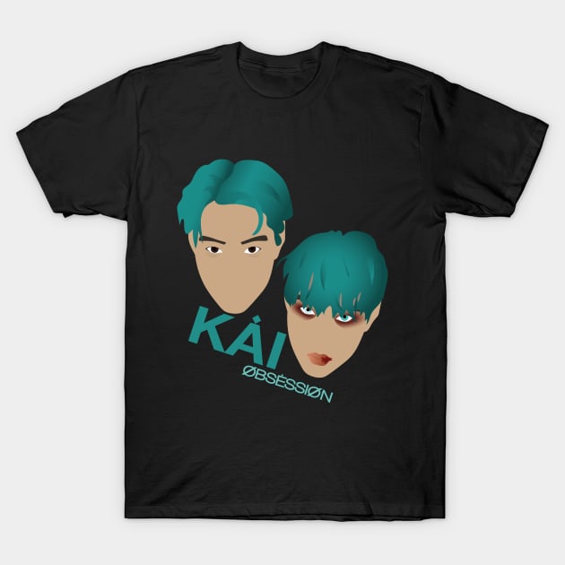 Kai - Obsession. T-Shirt by Duckieshop